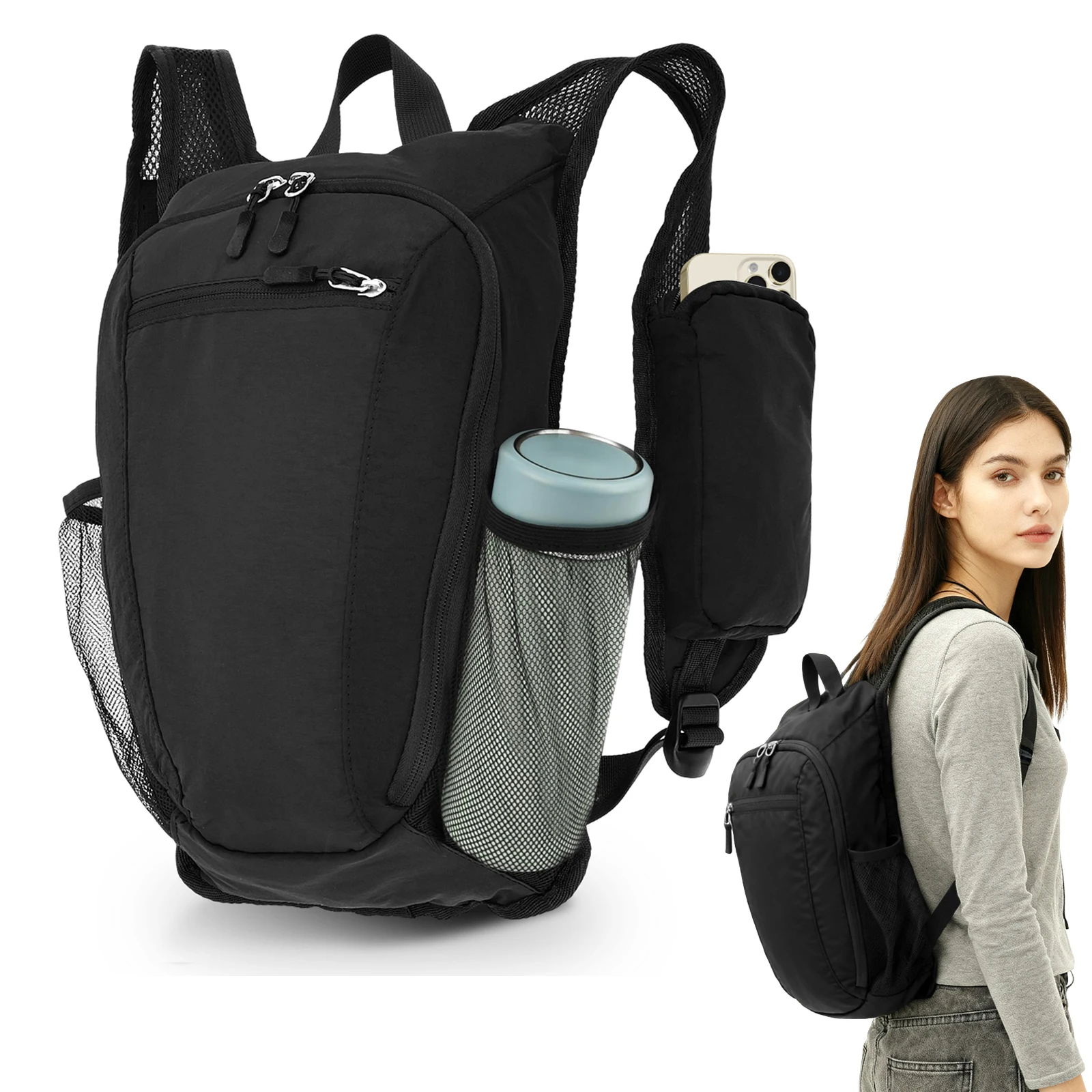 Foldable Backpack Small - Mały plecak turystyczny 10L, składany plecak