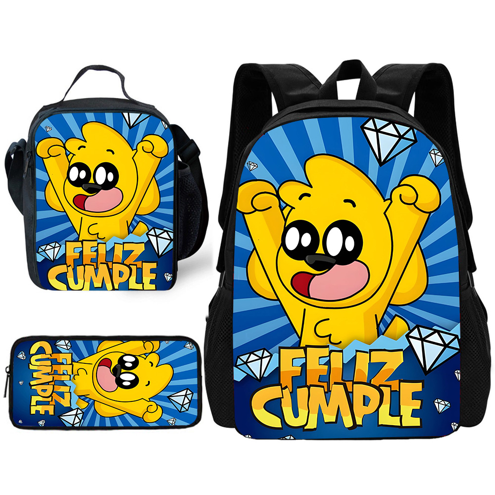 Canvas Backpack Casual - Dziecięcy Plecak Szkolny Casual Mikecracks Cartoon