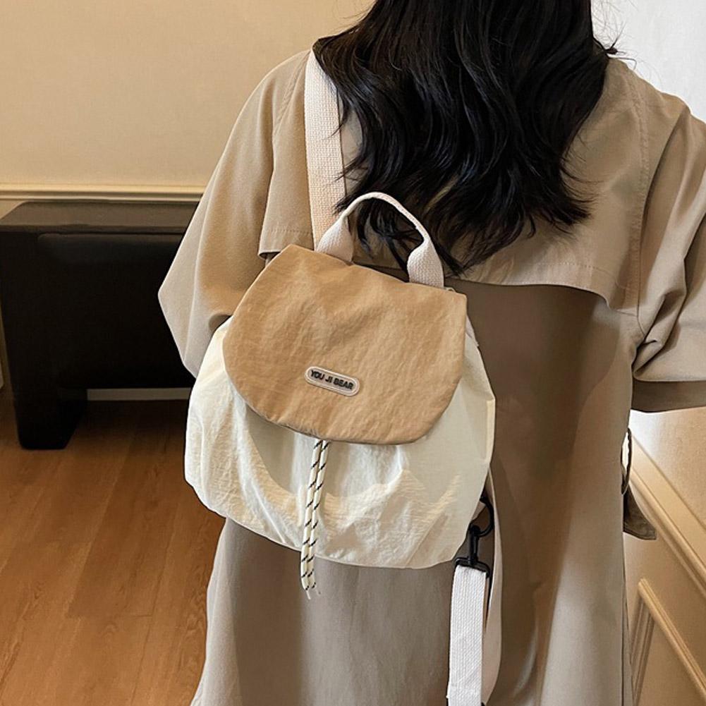 Canvas Backpack Casual - Damski plecak nylonowy, lekki, w koreańskim