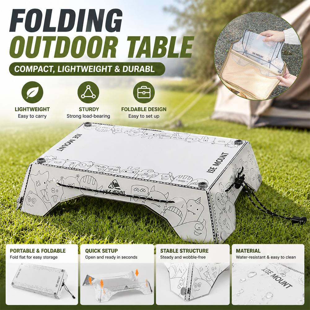 Foldable Backpack Small - Składany Stolik Kempingowy Ultralekki PP Mini