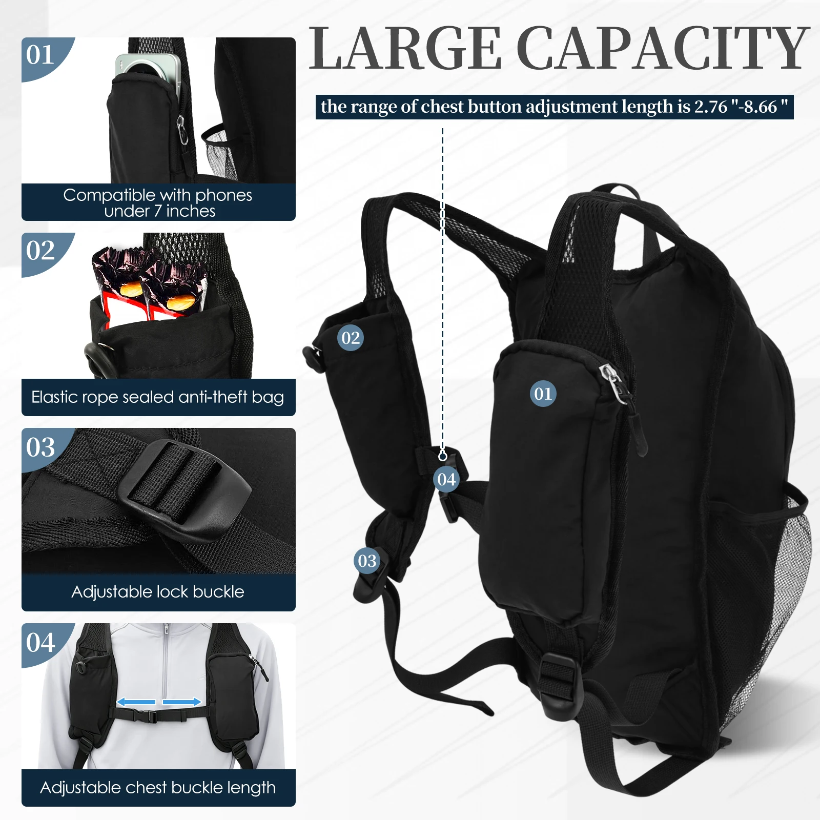 Mały plecak turystyczny 10L, s – Foldable Backpack Small recenzja i cena