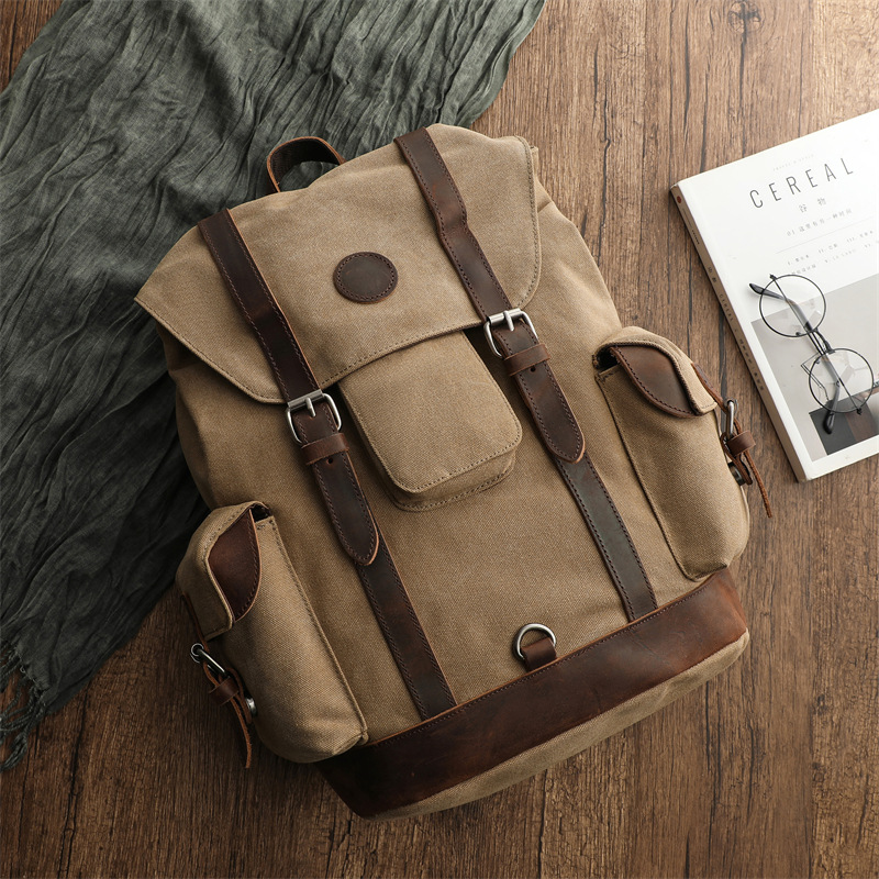 Retro męska torba płócienna na – Canvas Backpack Casual recenzja i cena