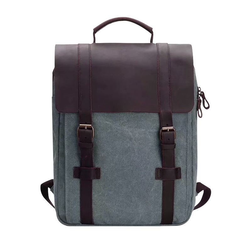 Modny plecak szkolny męski, ca – Canvas Backpack Casual recenzja i cena