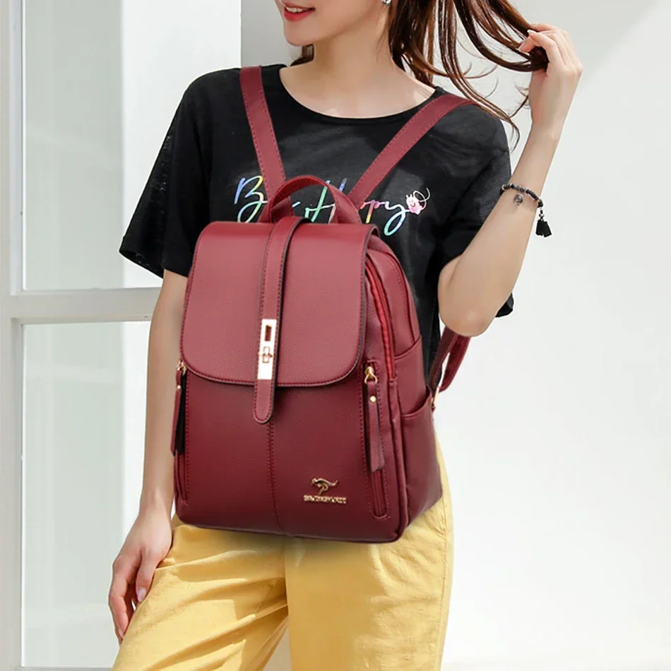 Damski skórzany plecak o dużej – Leather Backpack Vintage recenzja i cena