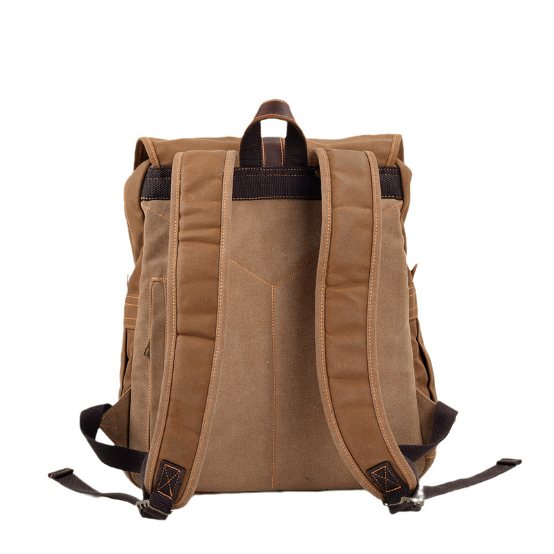 Nowy męski plecak z woskowaneg – Canvas Backpack Casual recenzja i cena